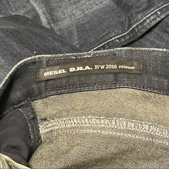 Diesel dark wash faux distressed jeans - Belthy - Picture 4 of 12